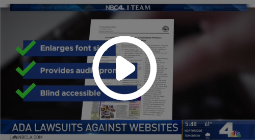 Screenshot of Video Featured on NBC